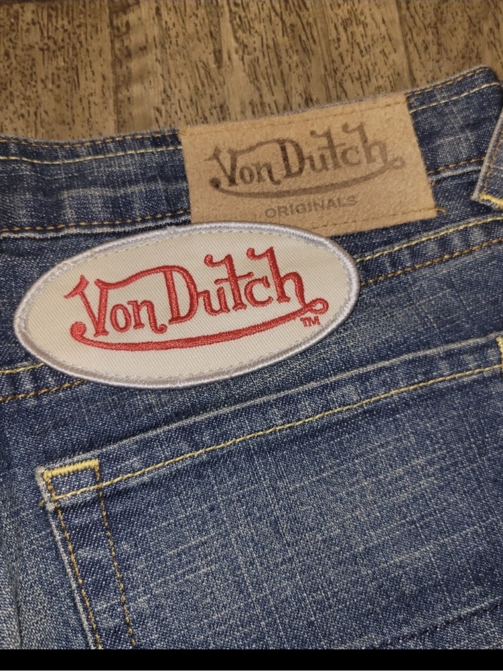VINTAGE VON DUTCH Y2K LOW RISE JEANS
